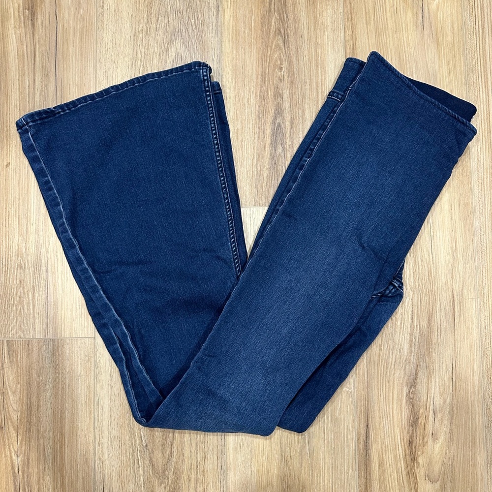 Free People Pull-on A-Line Jeans